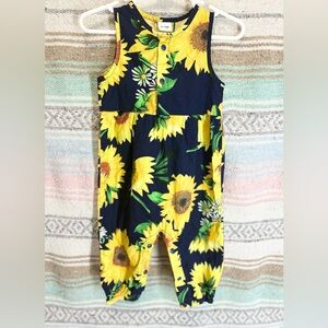 Baby Girls Sunflower Jumpsuit